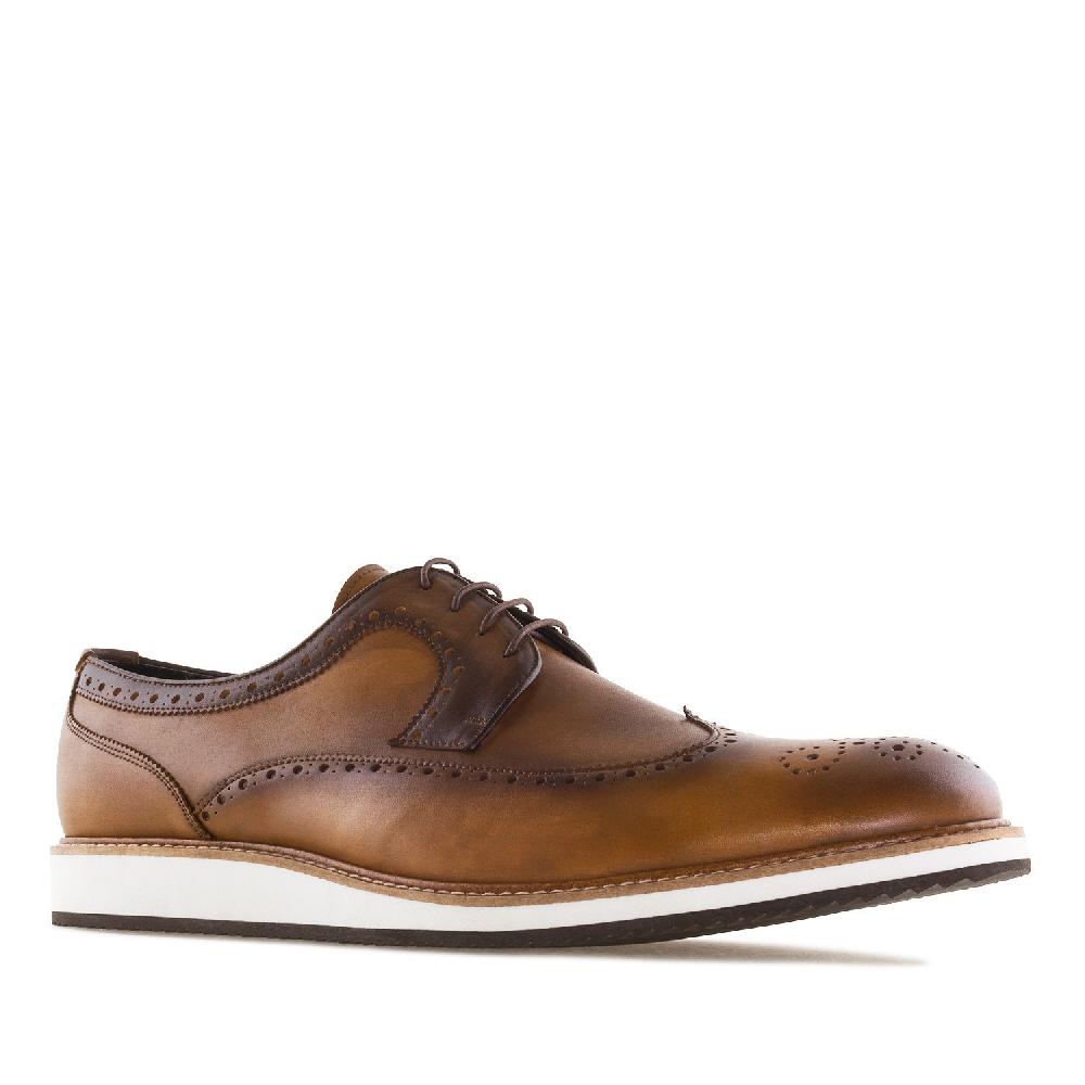 Andres machado Zapato Blucher Piel color Cuero Precios de Black Friday