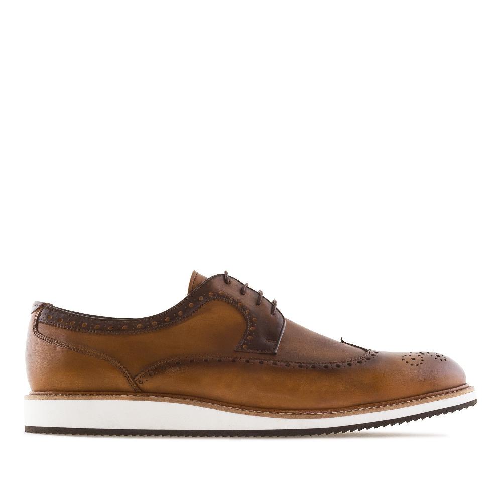 Andres machado Zapato Blucher Piel color Cuero Precios de Black Friday
