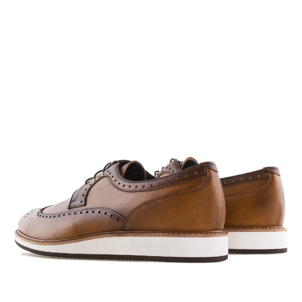 Andres machado Zapato Blucher Piel color Cuero Precios de Black Friday
