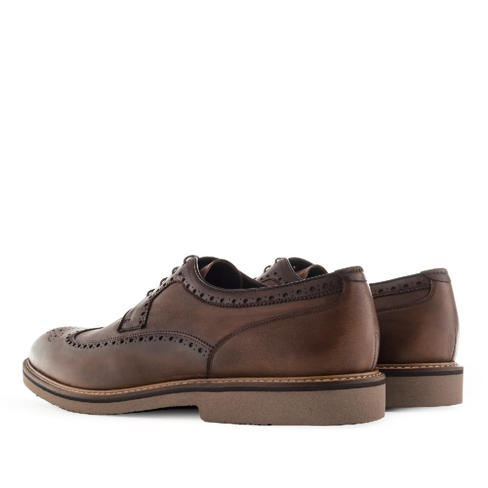 Andres machado Zapato estilo Blucher en Piel Marron En oferta
