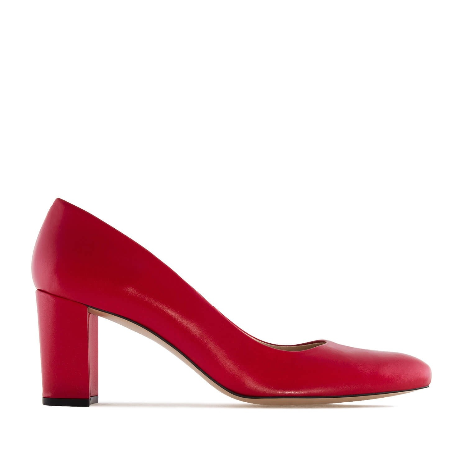 Andres machado Zapato Salón Piel Rojo Descuento