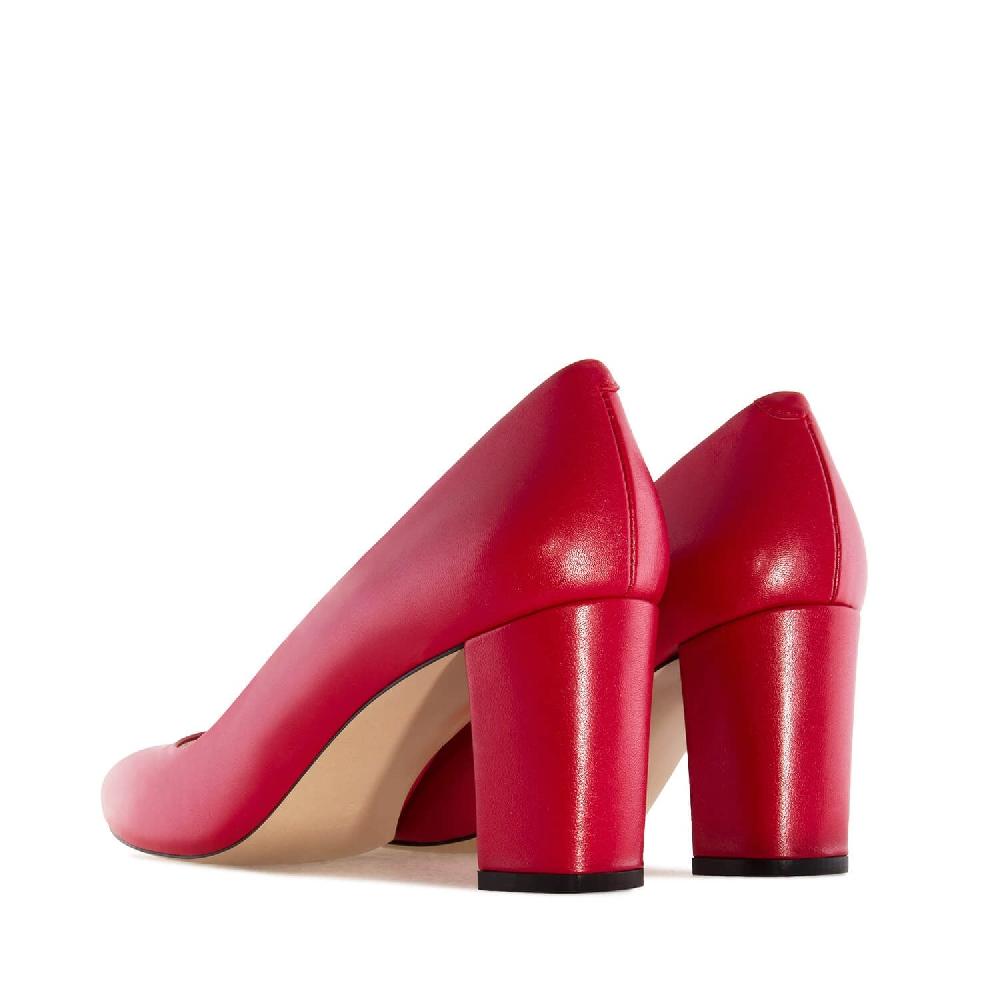 Andres machado Zapato Salón Piel Rojo Descuento