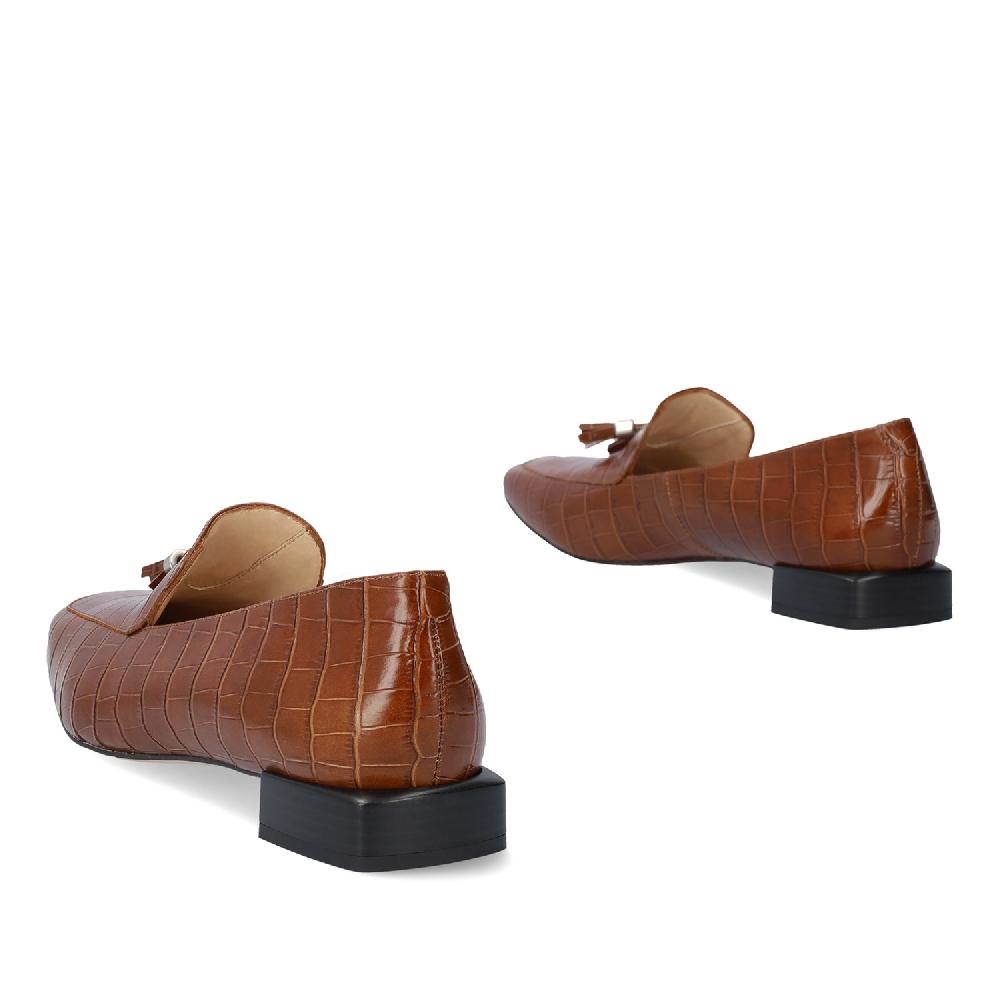 Andres machado Mocasín Piel Coco Saddle Outlet