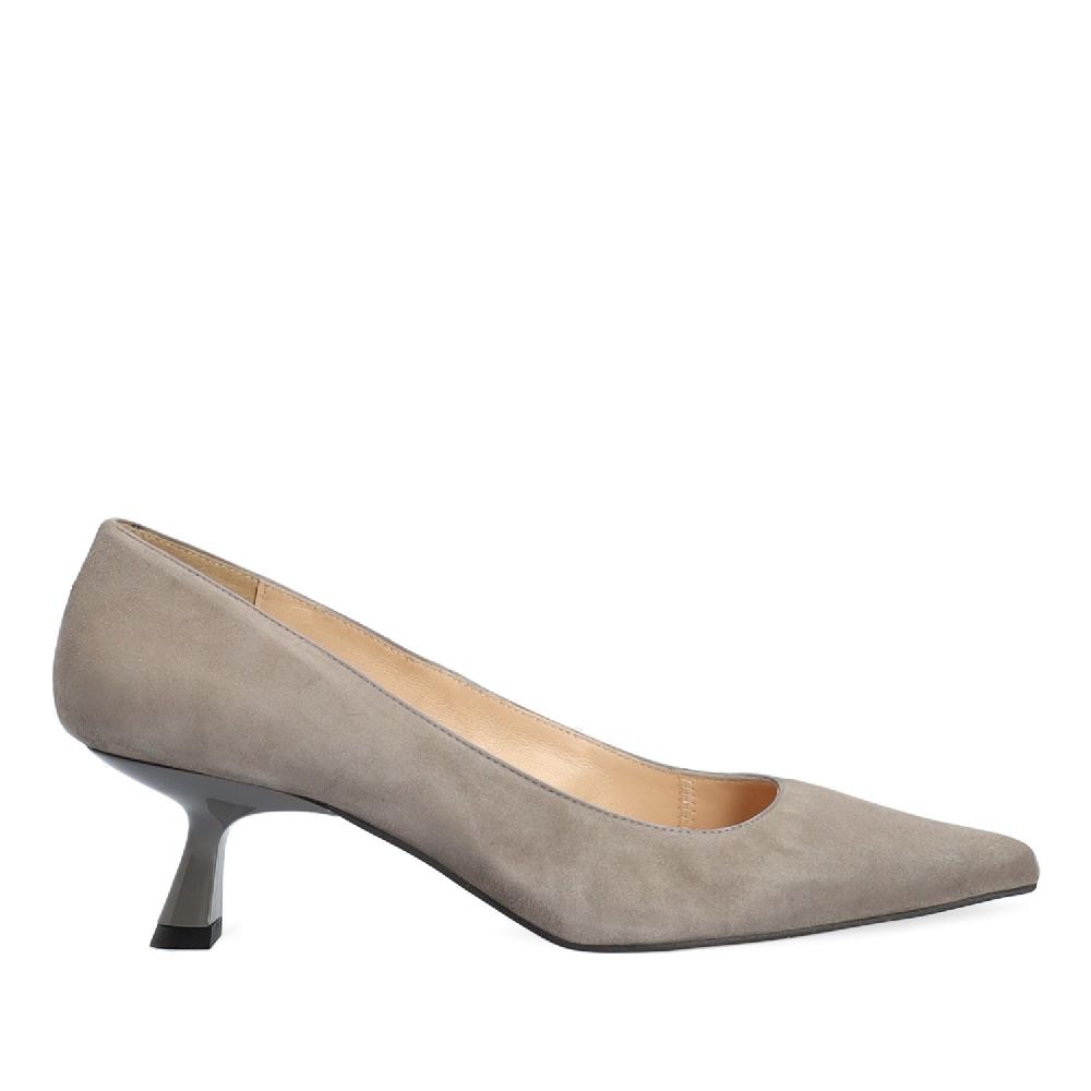 Andres machado Zapato de tacón en ante antracita Gran oferta