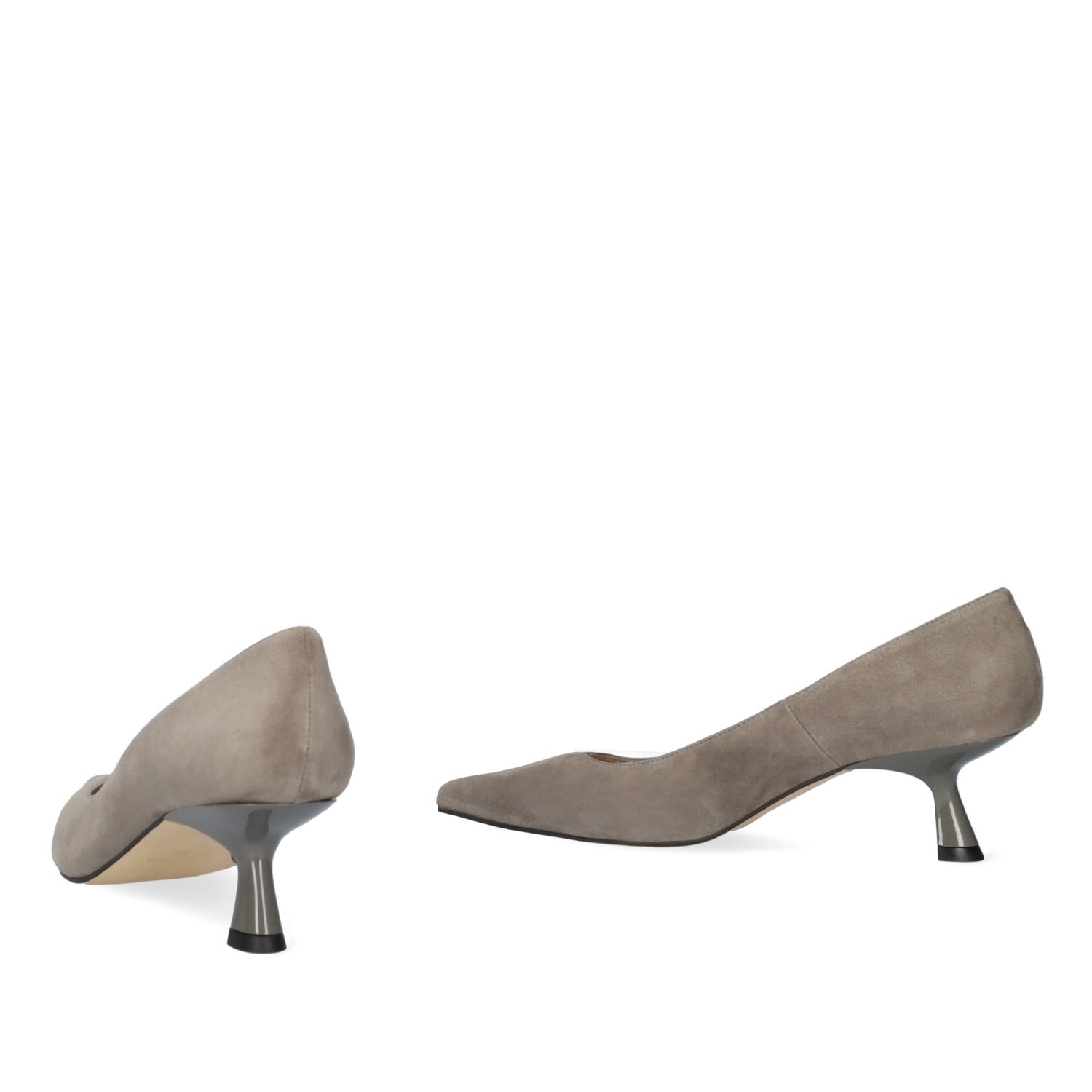 Andres machado Zapato de tacón en ante antracita Gran oferta