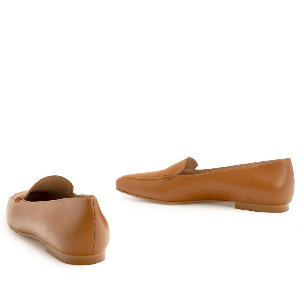 Andres machado Mocasín en piel de color marrón Envío internacional gratuito
