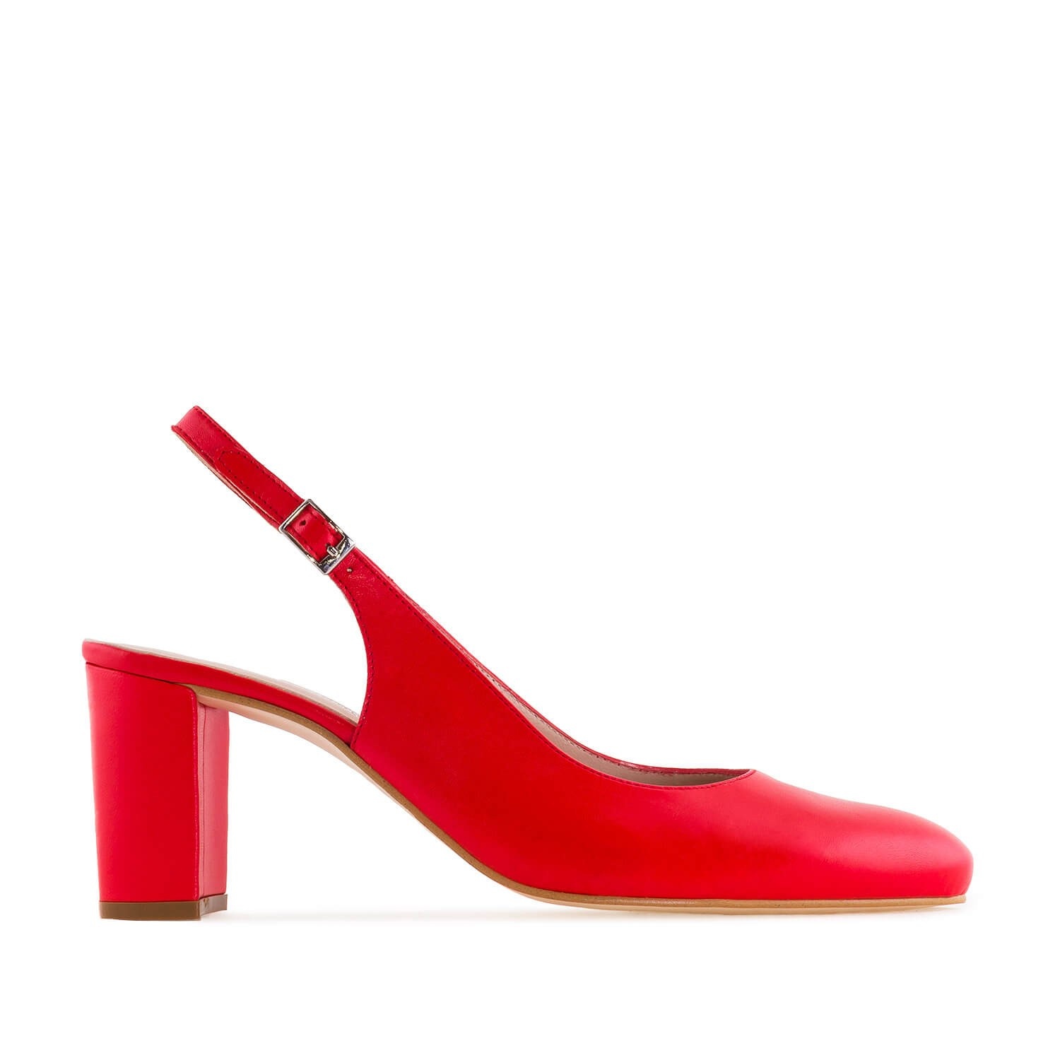 Andres machado Salon destalonado en Piel Napa Rojo COMPRAR AHORA