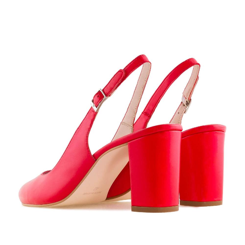 Andres machado Salon destalonado en Piel Napa Rojo COMPRAR AHORA