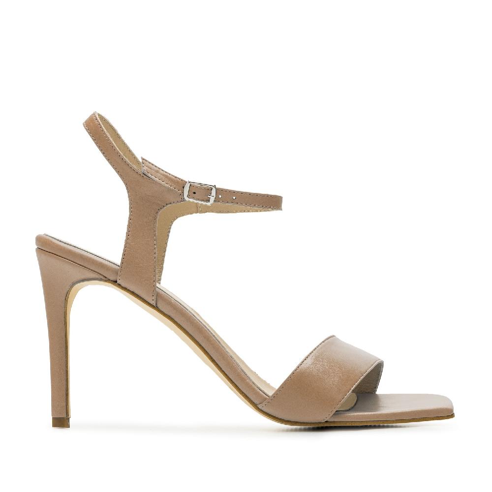 Andres machado Sandalias de piel nude Ofertas especiales