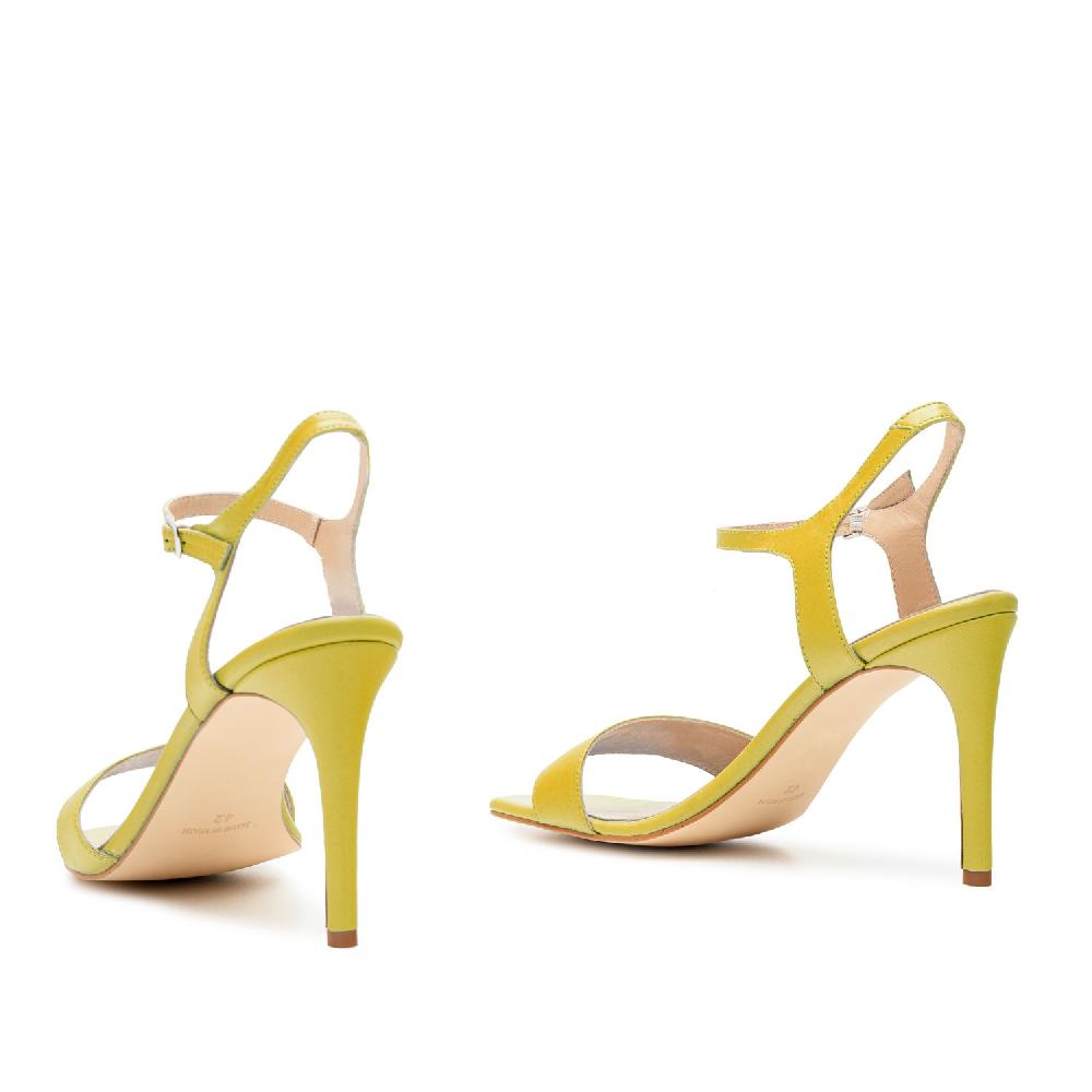 Andres machado Sandalias de piel amarillo Grandes ahorros