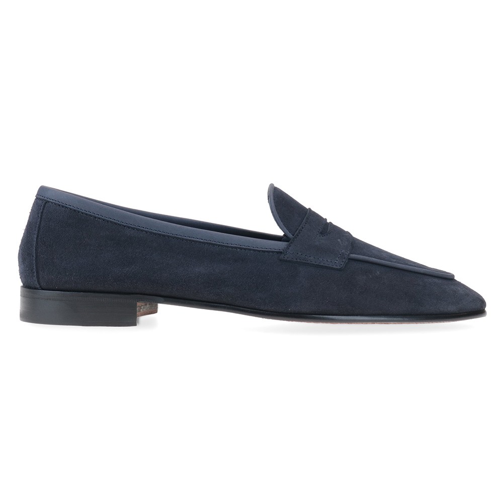 Berwick 1707 5541-T01 JANUS CALF NAVY - sin forro Rebajas de fin de temporada