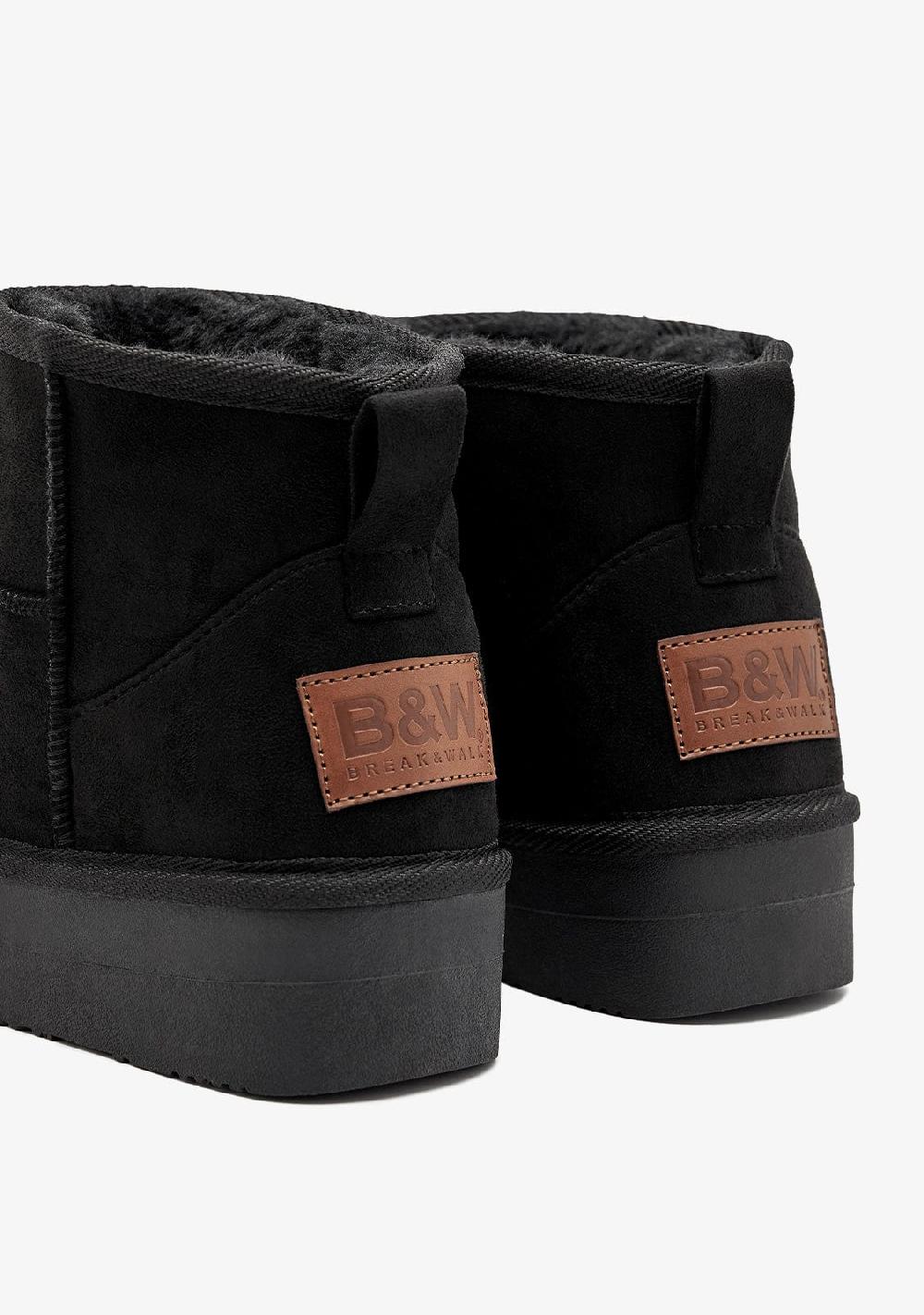 Break & walk Botas Australianas Bajas Negro Precios de Black Friday