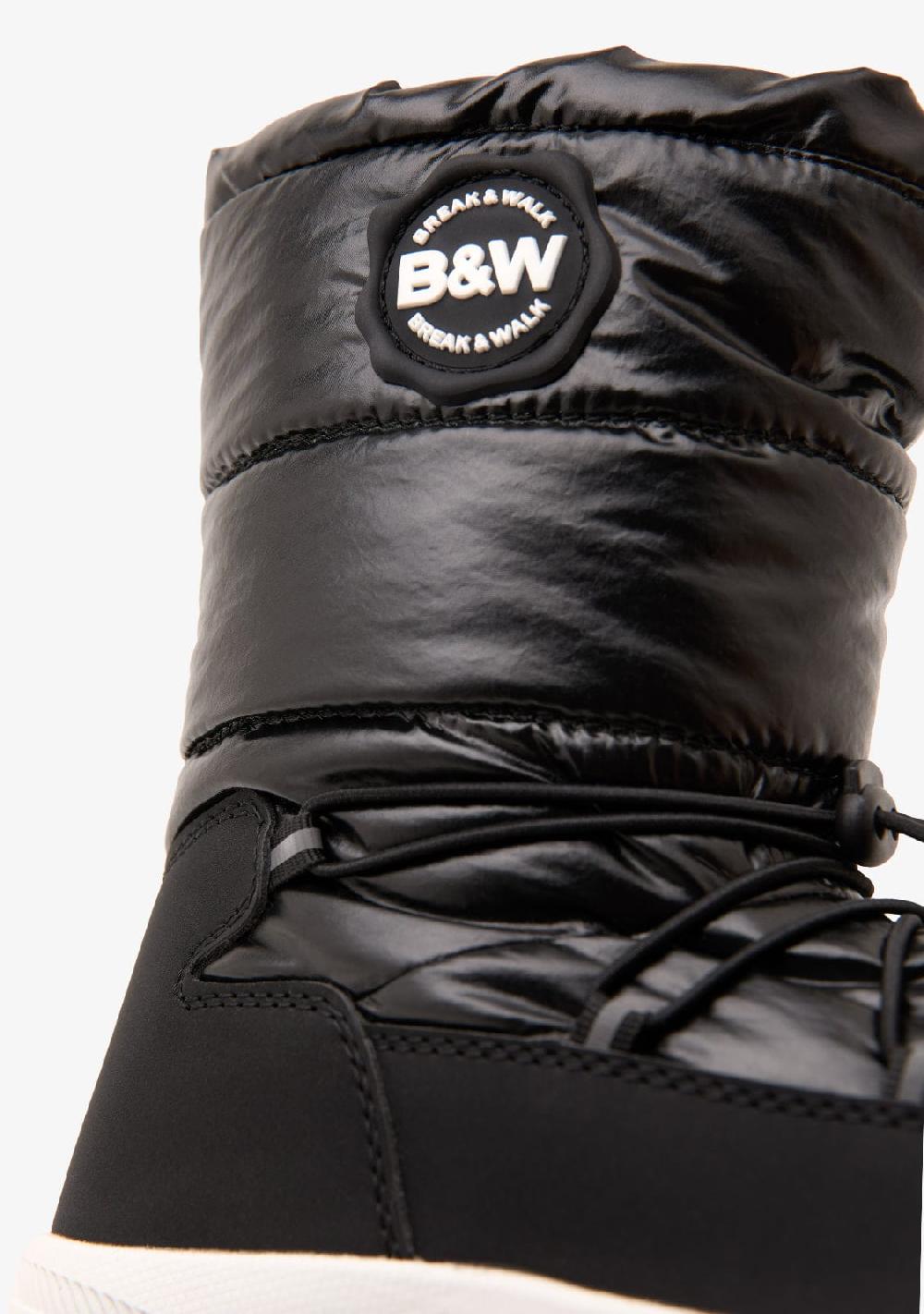 Break & walk Botas Acolchadas Track Negro Última moda