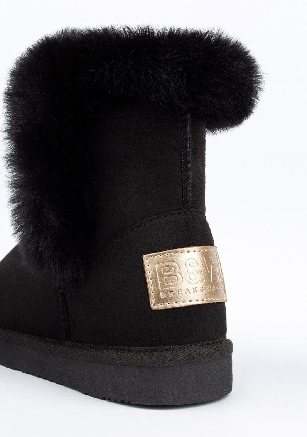 Break & walk Botas Australianas Pelo Negro Ofertas especiales