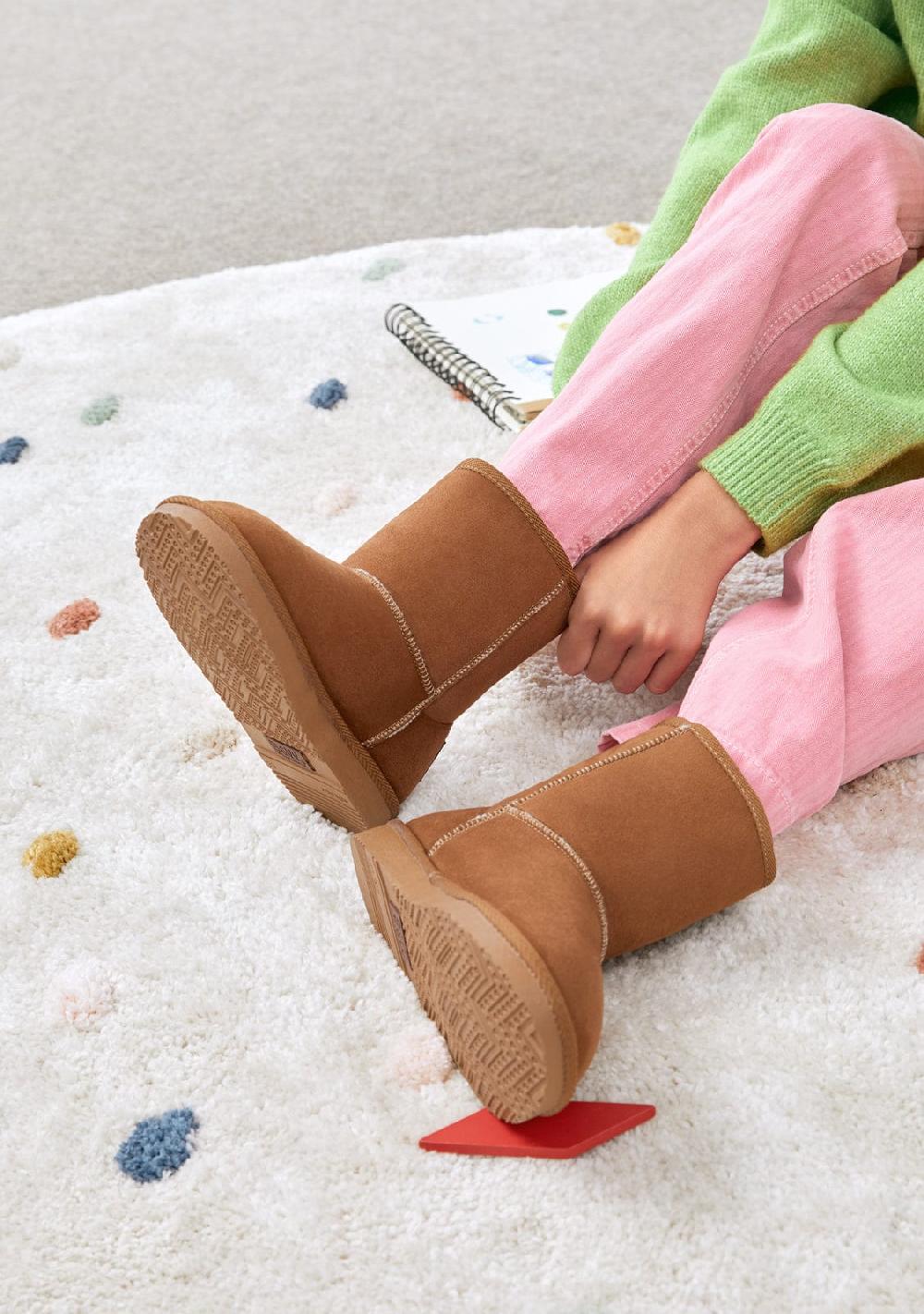 Break & walk Botas Australianas Logo Water Repellent Tan Grandes ahorros