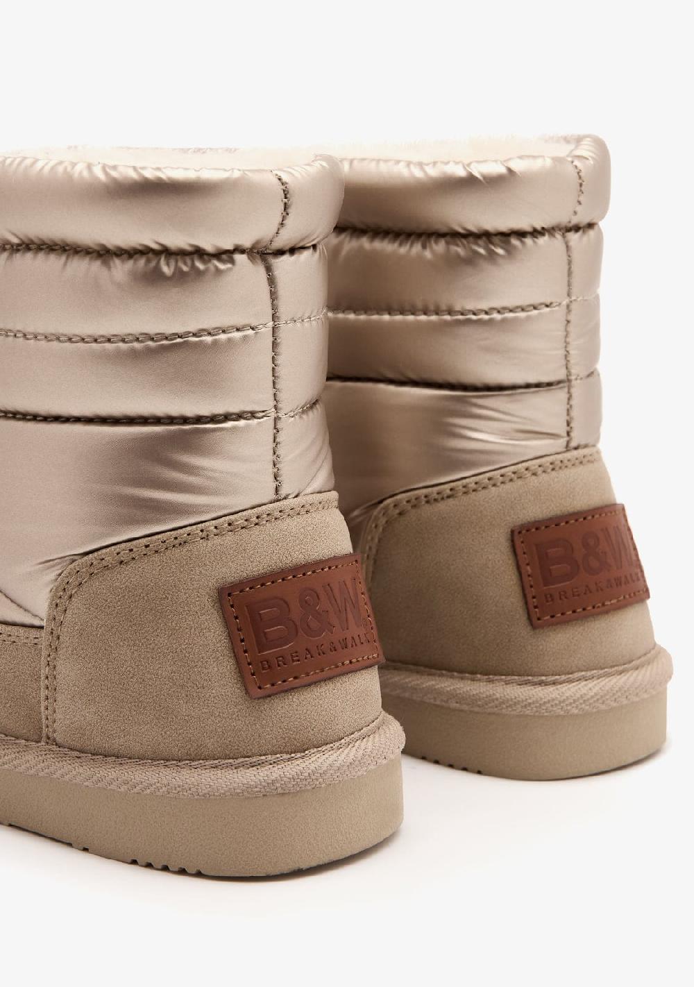 Break & walk Botas Australianas Acolchadas Dorado Ofertas