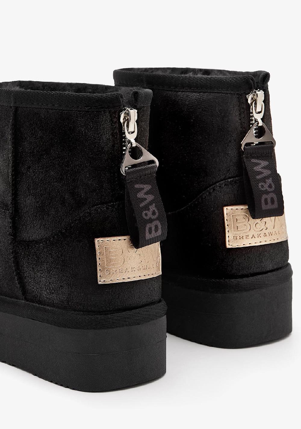 Break & walk Botas Australianas Cremallera Negro Tienda