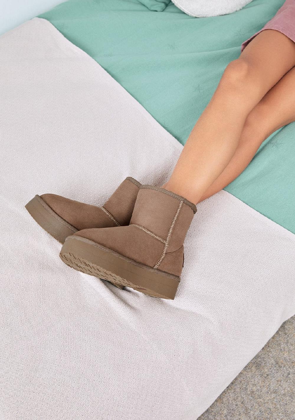 Break & walk Botas Australianas Water Repellent Taupe Mejor oferta