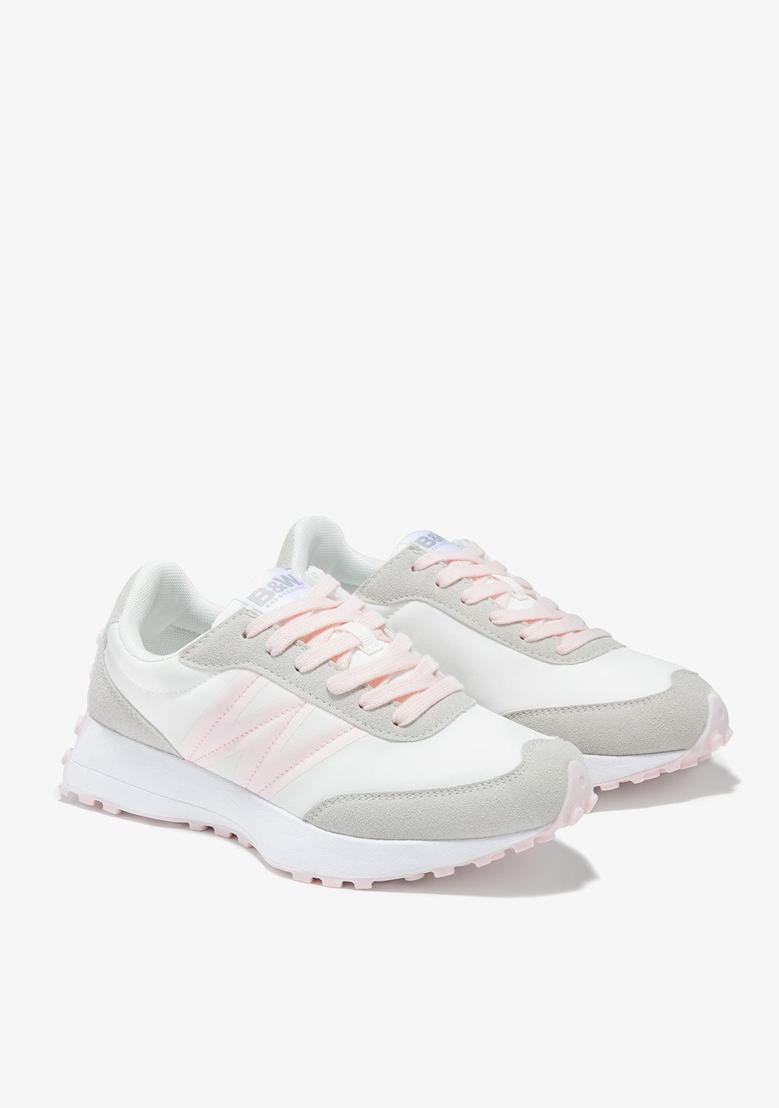 Break & walk Zapatillas Logo Blanco Rosa Ofertas especiales