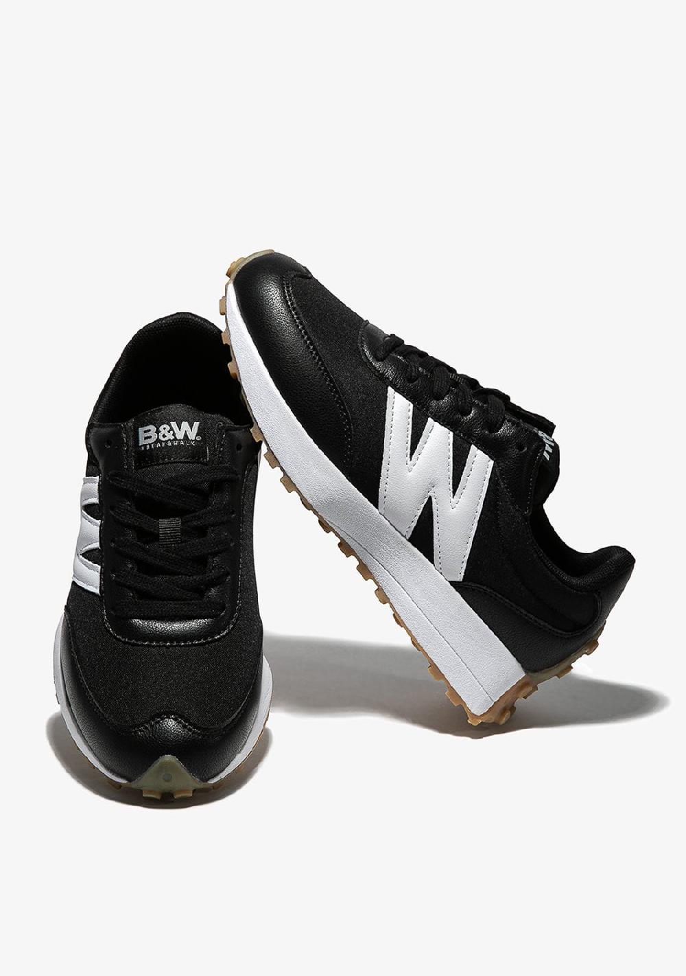 Break & walk Zapatillas Napa Negro Precio ultrabajo