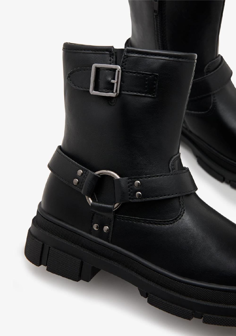 Break & walk Botas Moteras Bajas Negro Rebajas de fábrica