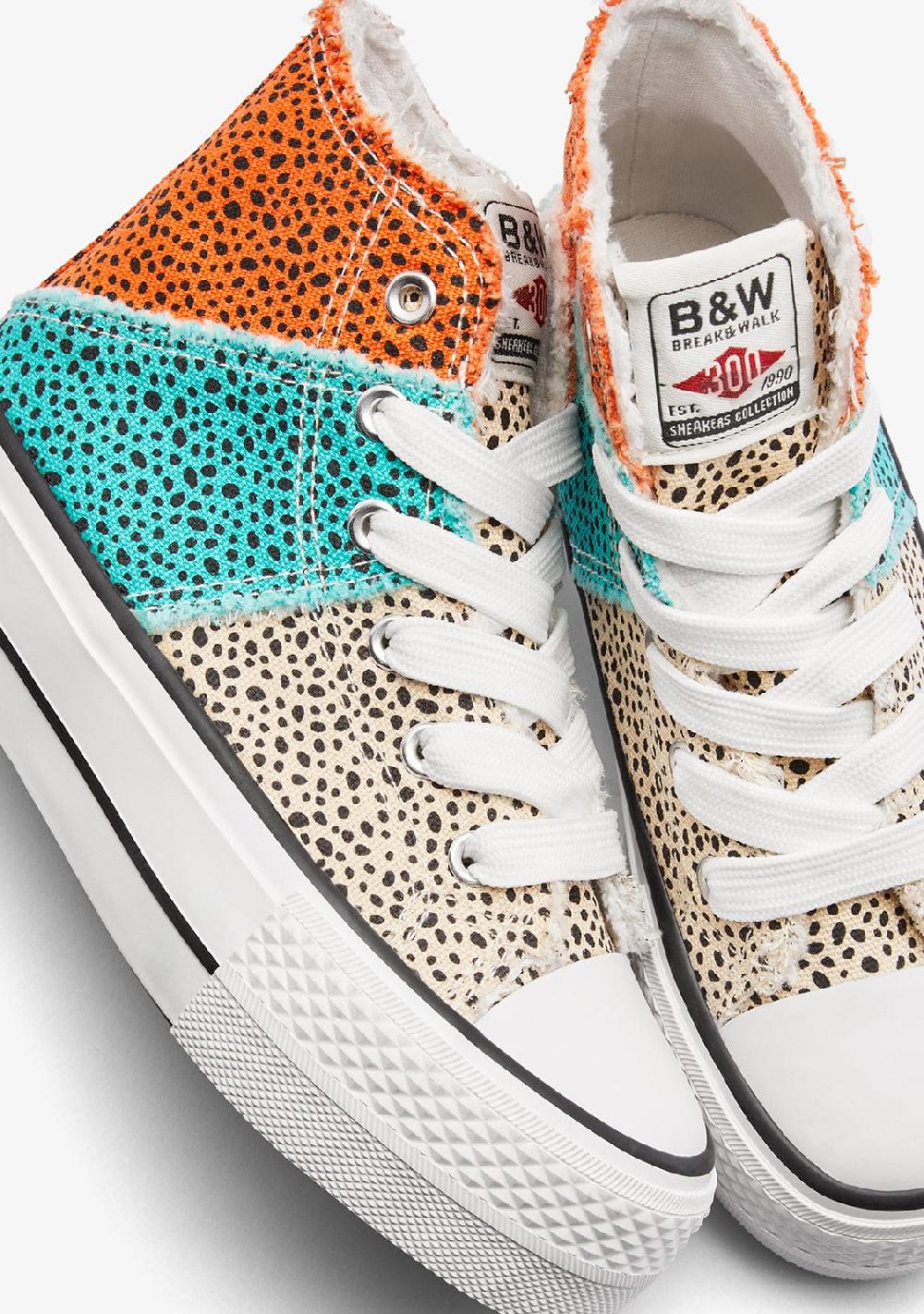 Break & walk Zapatillas Altas Dots Patchwork Descuento