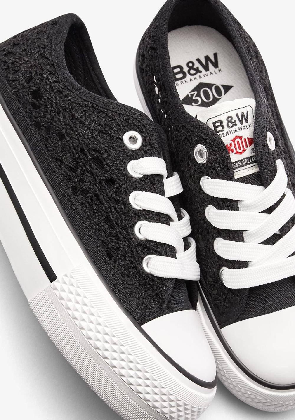 Break & walk Zapatillas Bajas de Crochet Negro Tienda