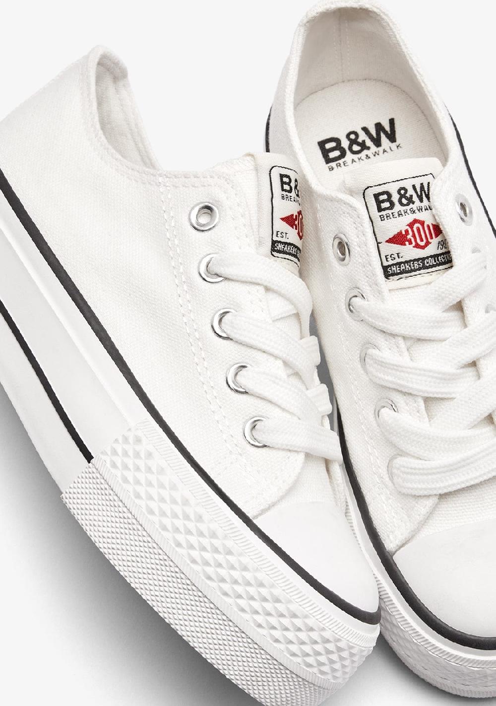 Break & walk Zapatillas Básicas Bajas Blancas Mejor oferta