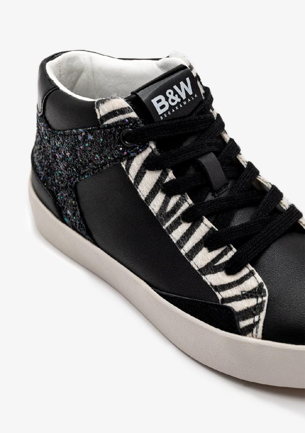 Break & walk Zapatillas Altas Glitter Cebra Rebajas online