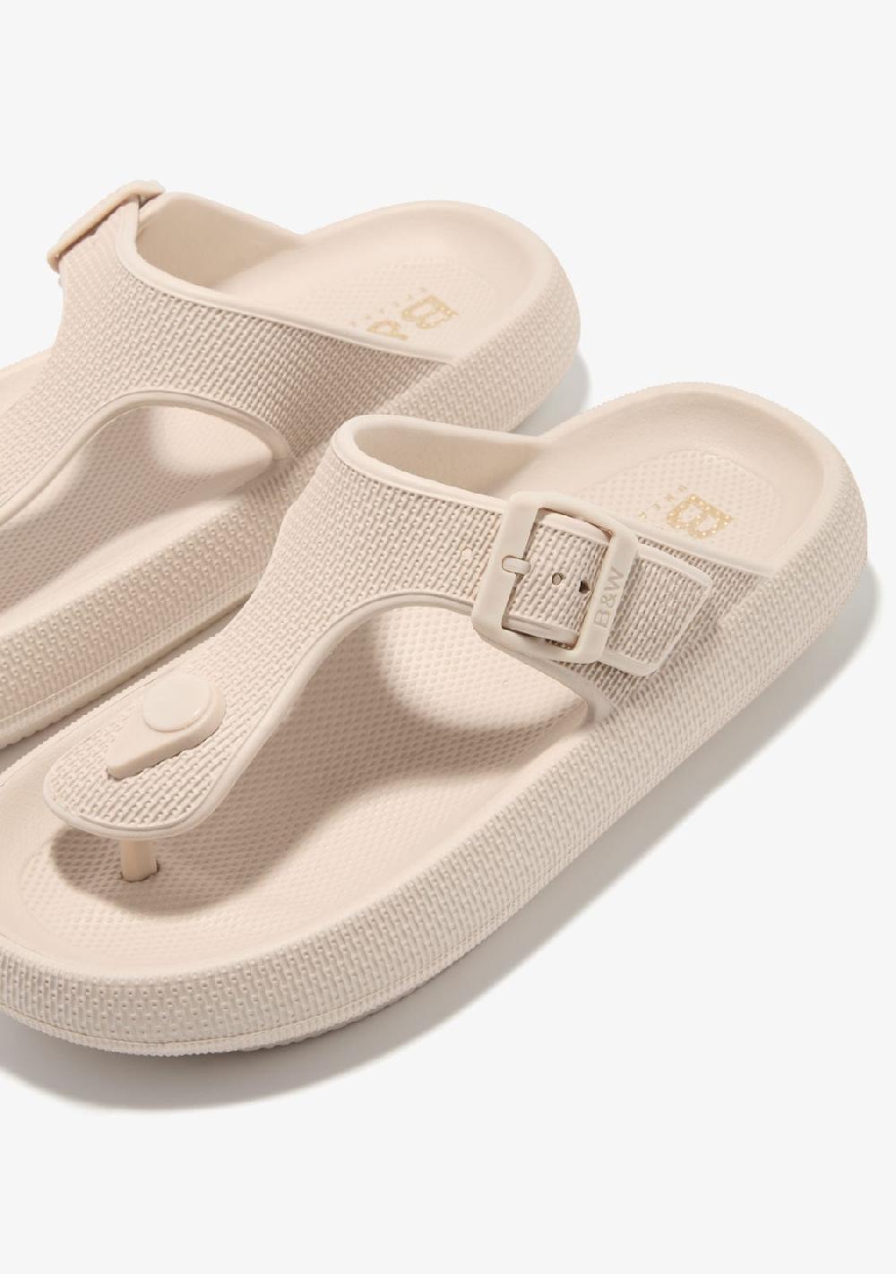 Break & walk Sandalias Hebilla Beige Descuentos del mes