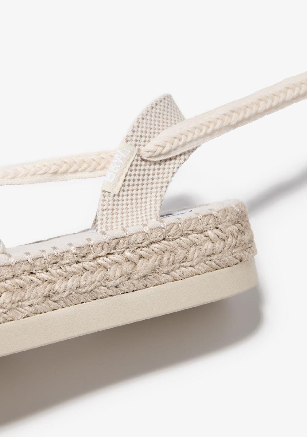 Break & walk Alpargatas Crochet Blanco Gran oferta