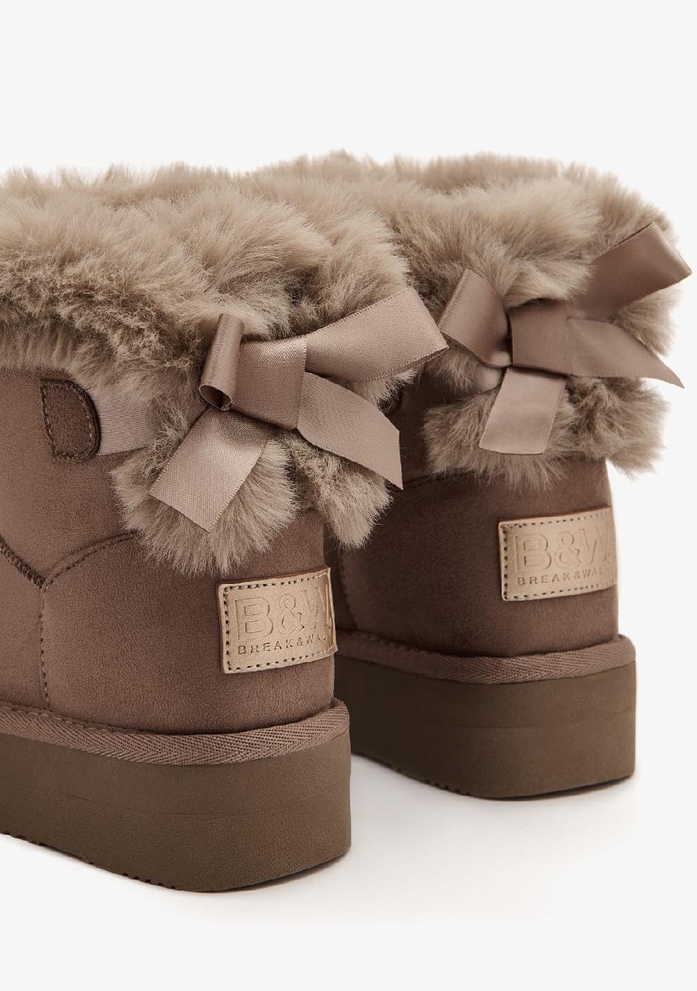 Break & walk Botas Australianas de Pelo Repelente al Agua Taupe Rebajas top