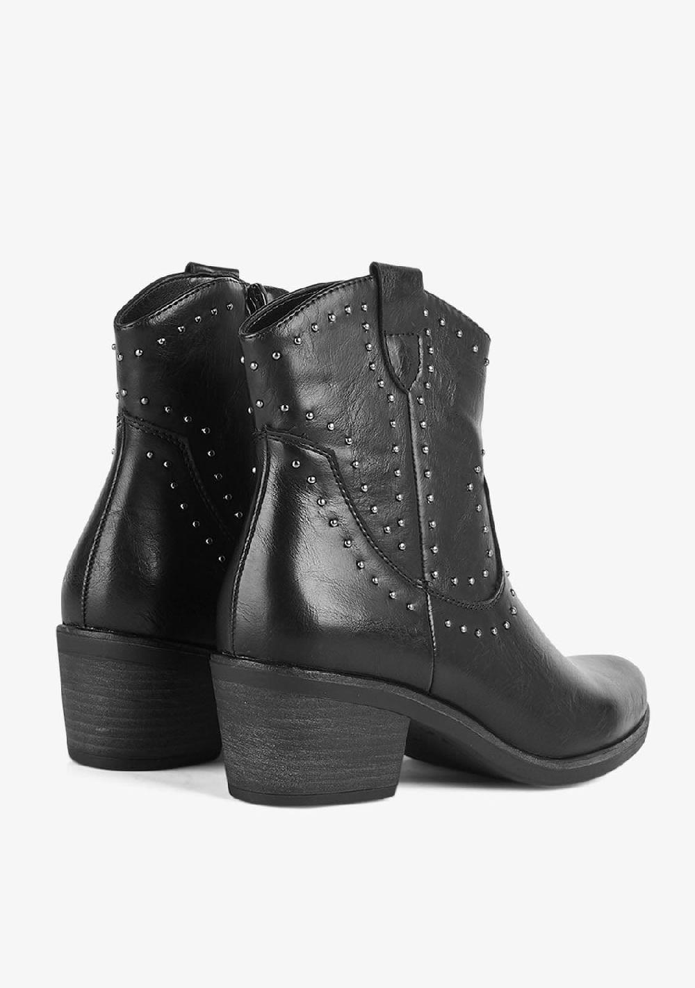 Break & walk Botín Cowboy West Negro Nappa Superdescuento