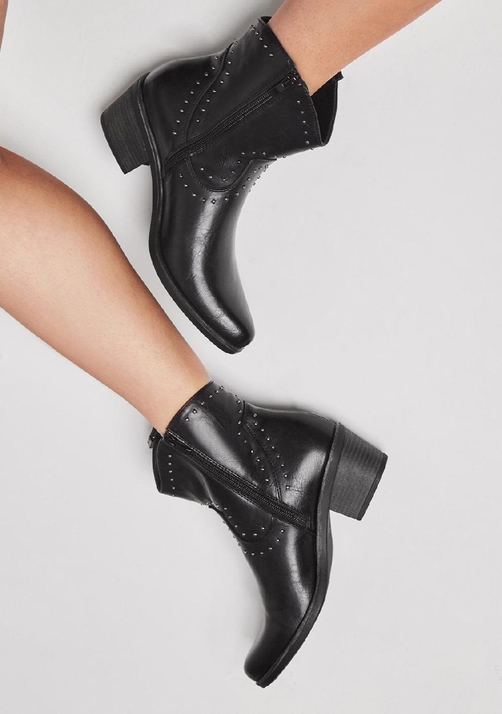 Break & walk Botín Cowboy West Negro Nappa Superdescuento