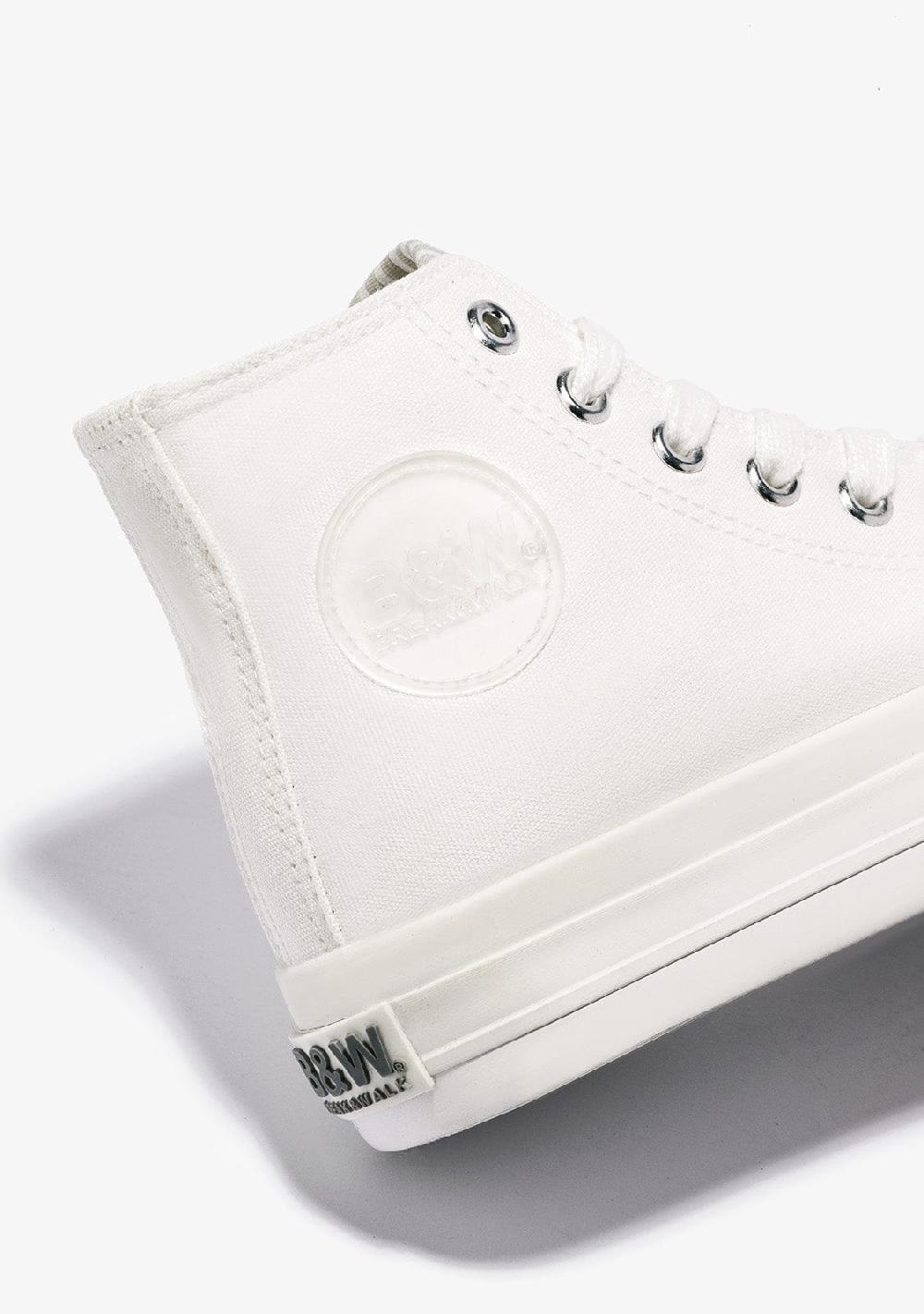 Break & walk Zapatillas Basic Hi-Top blancas de lona Tienda