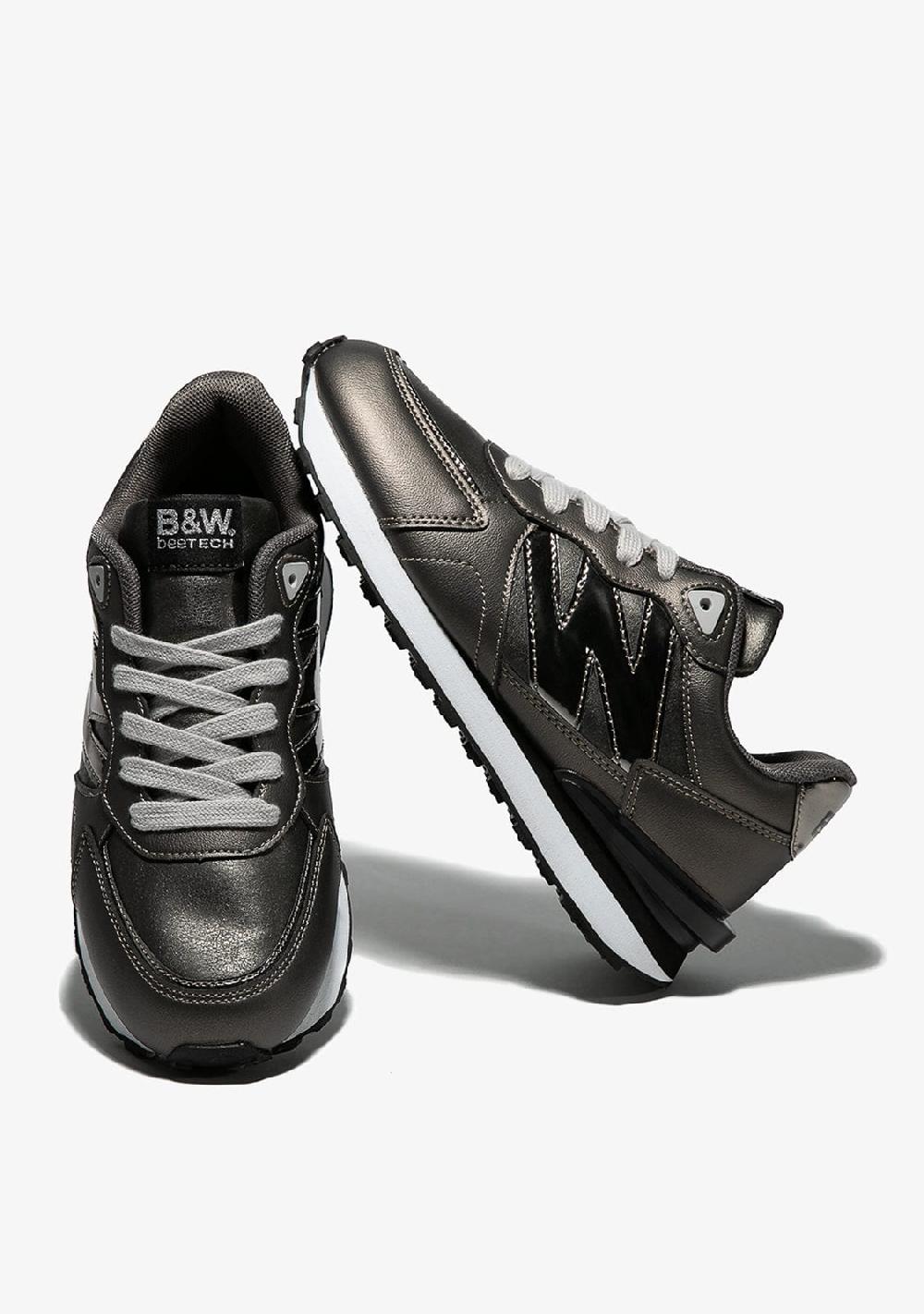 Break & walk Zapatillas Metalizado Napa Plomo Últimos 3 días