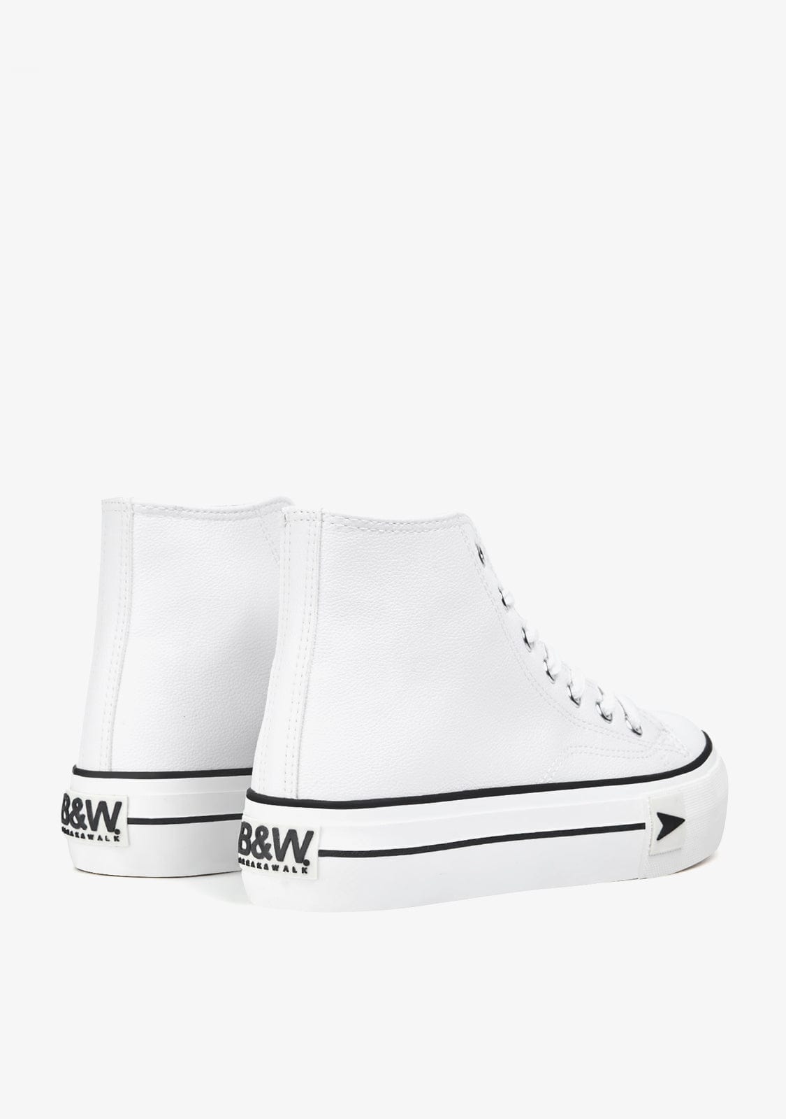 Break & walk Zapatillas Bay High Top Plataforma Blanco Nappa Precios de Black Friday