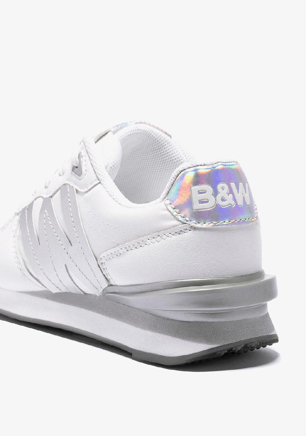 Break & walk Zapatillas B&W Blanco Plata Libre de impuestos