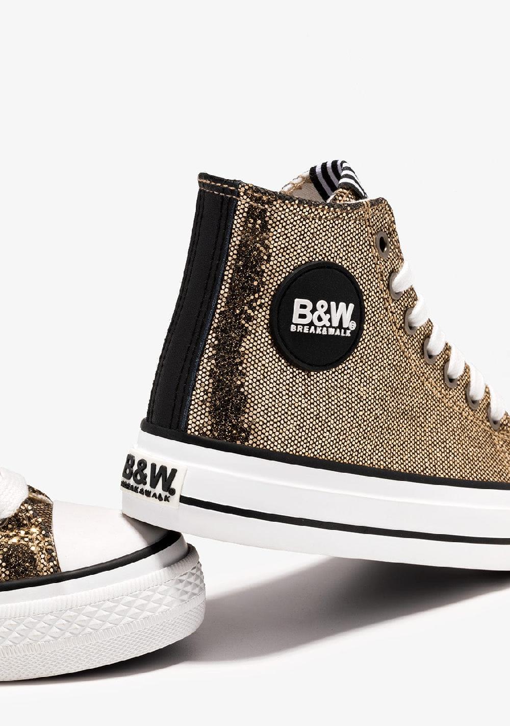 Break & walk Zapatillas Altas Glitter Oro Oferta exclusiva