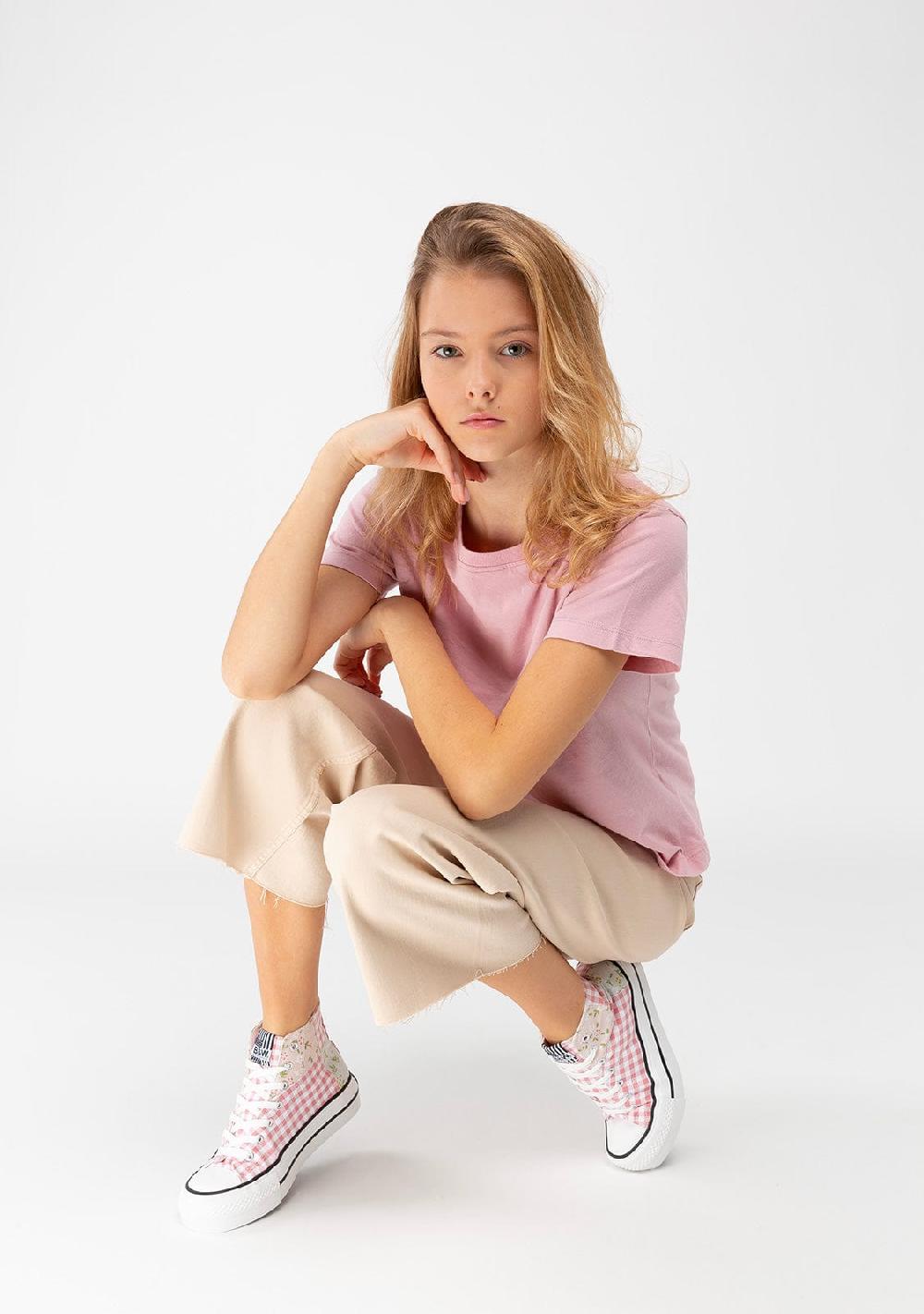 Break & walk Zapatillas Altas Flores Vichy Lona Ofertas especiales