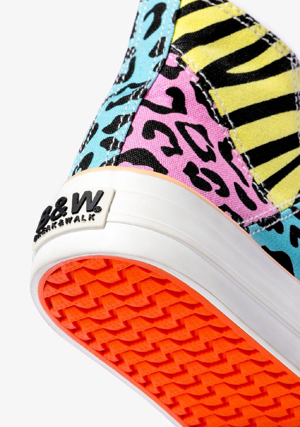 Break & walk Zapatillas Altas Animal Print Lona Multicolor Grandes ahorros