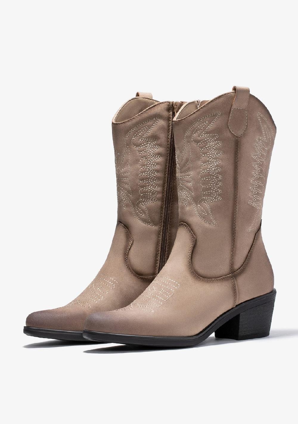 Break & walk Botas Cowboy West Beige Outlet online