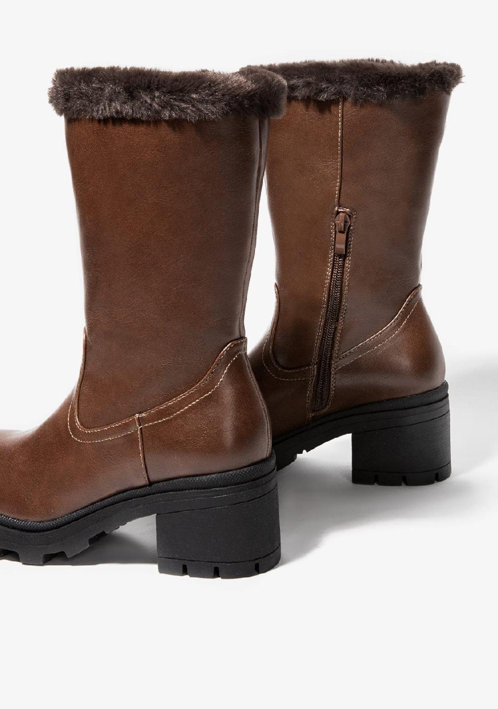 Break & walk Botas Haute Fur Marrón Rebajas
