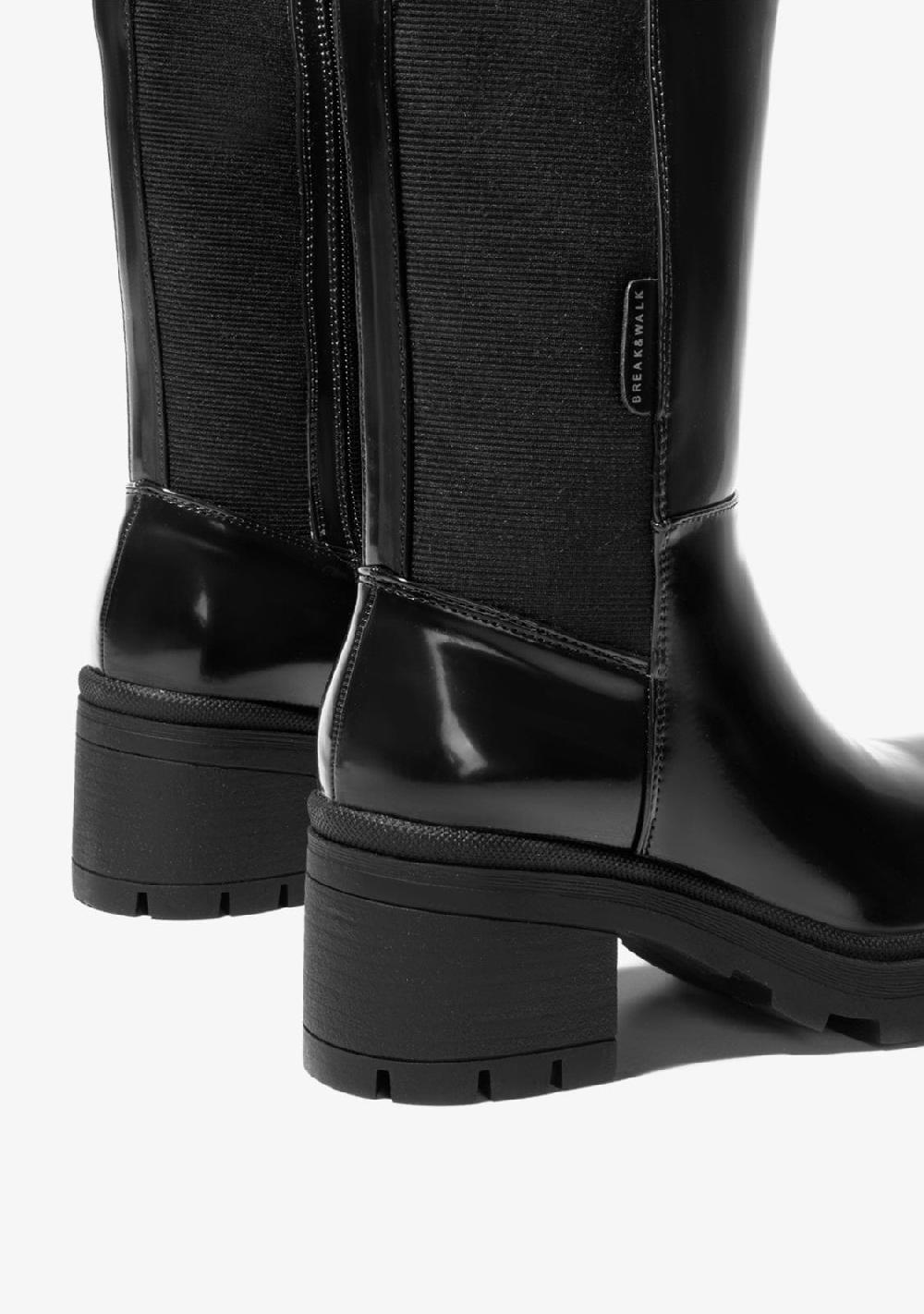 Break & walk Botas Haute V2 Negro Venta caliente