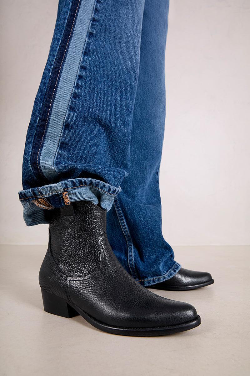 Bryan shoes Negro vintage - CALÍOPE Última moda
