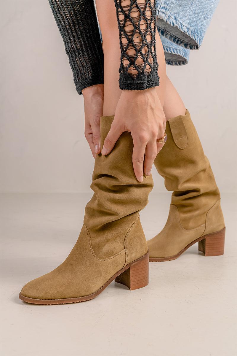 Bryan shoes Camel - VALENTINA En oferta