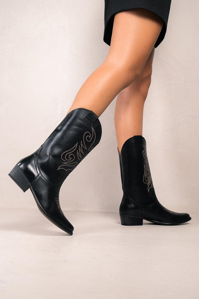 Bryan shoes Negro bordado - JANDRA Oferta exclusiva
