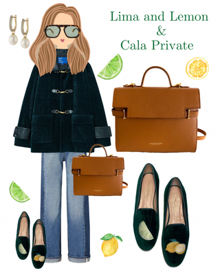 ﻿Calita Shoes ​LOAFERS DARK GREEN 12TX VELVET LIMA AND LEMON Tienda de fábrica