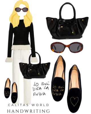 Calita Shoes ​LOAFERS BLACK VELVET LO QUE DIGA LA RUBIA Outlet