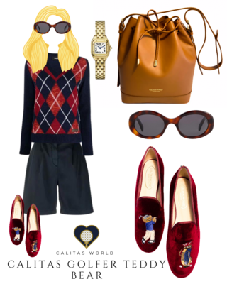 Calita Shoes ​LOAFERS BURGUNDY 10CO VELVET R48 GOLFER TEDDY BEAR Ofertas